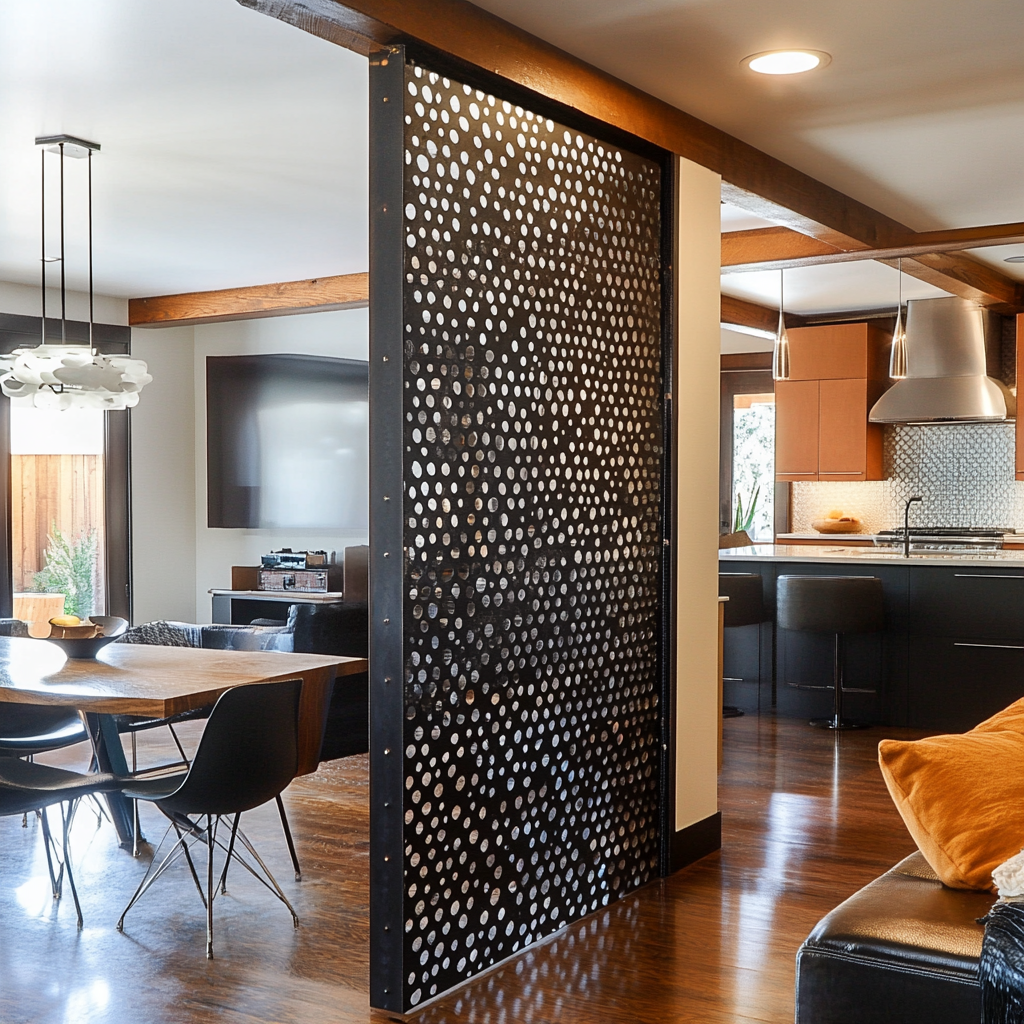 A beleza do metal: como usar biombos na decoração