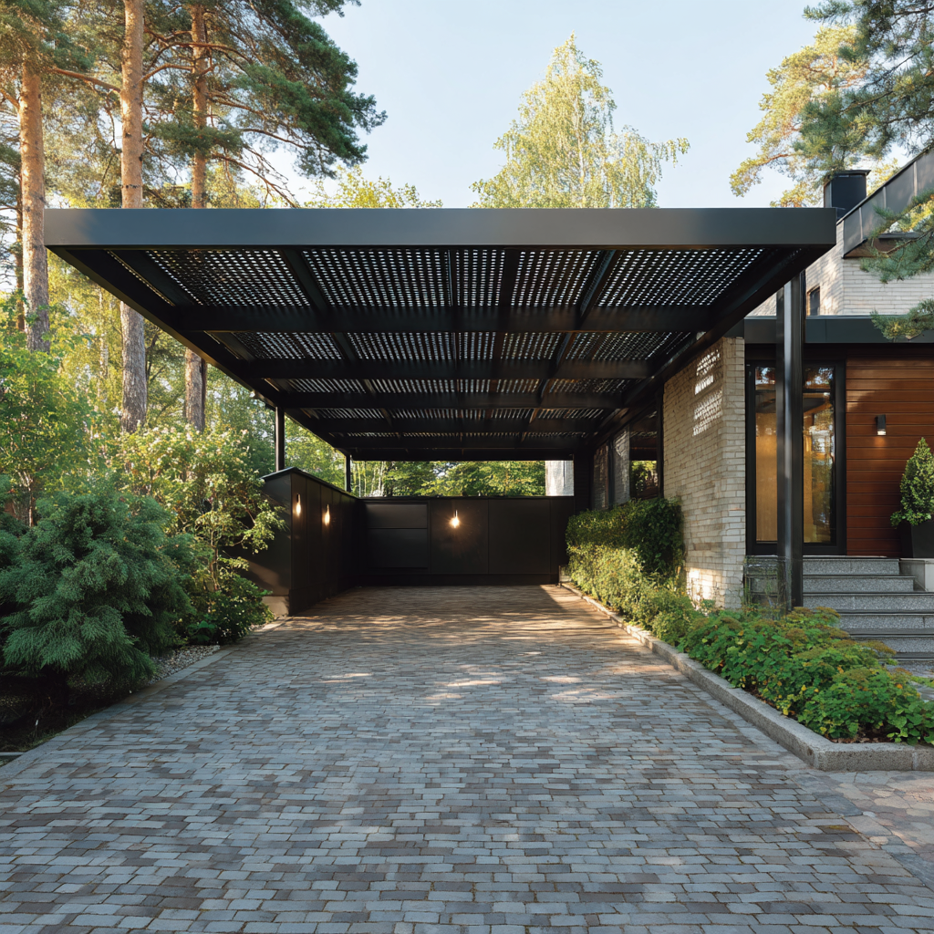 Cobertura metálica para garagem: vantagens e aplicações